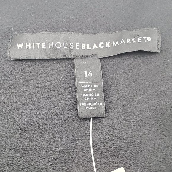 WHBM Silk Blend Floral Burnout Blouse - NWT - Picture 10 of 15